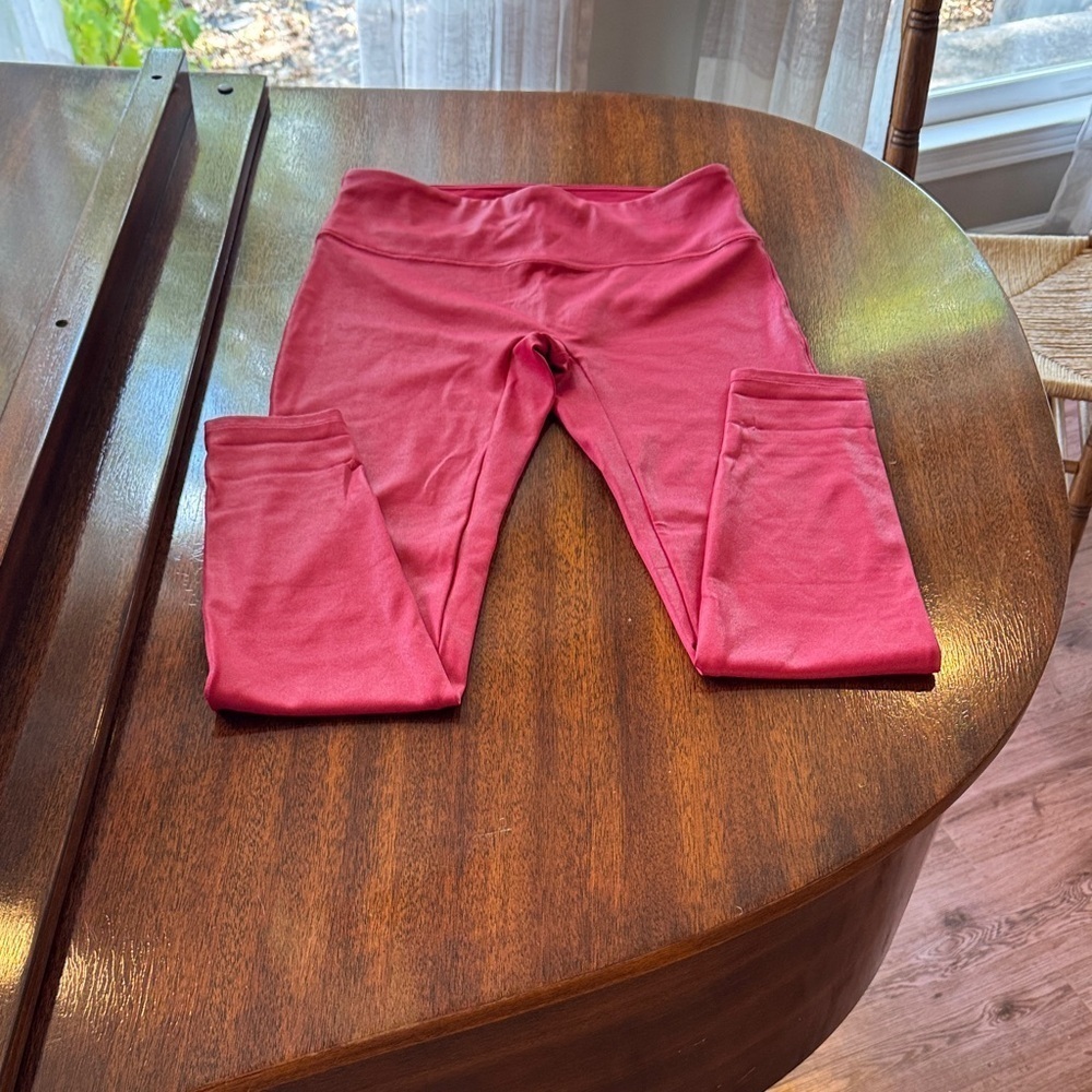 Crazy Yoga Women's Red Butter soft Leggings, size 10,